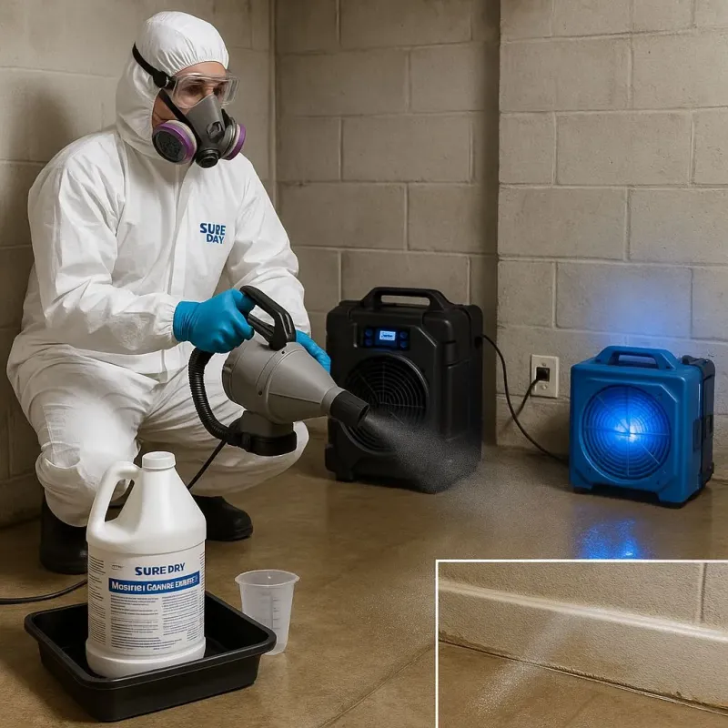 Sanitization and Odor Removal process in Rosedale, MD